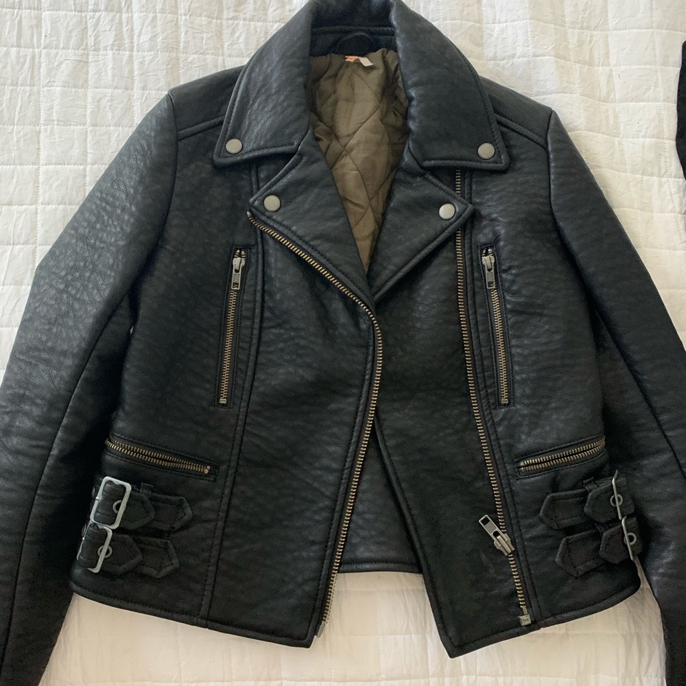Free People Leather Jacket